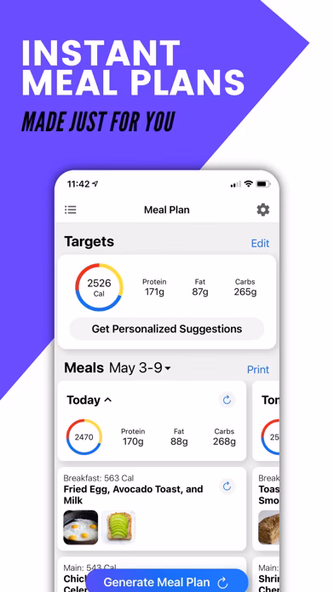 Prospre - Meal Planner Screenshot 1 - AppWisp.com Prospre - Meal Planner Screenshot 1 - AppWisp.com