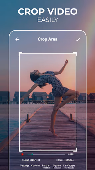 Crop, Cut & Trim Video Editor Screenshot 1 - AppWisp.com Crop, Cut & Trim Video Editor Screenshot 1 - AppWisp.com