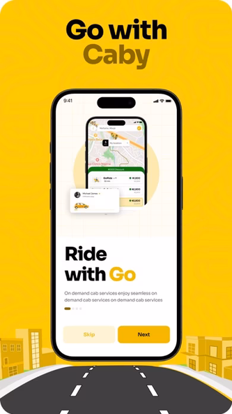 GoApp - Ride, Delivery, Food Screenshot 1 - AppWisp.com