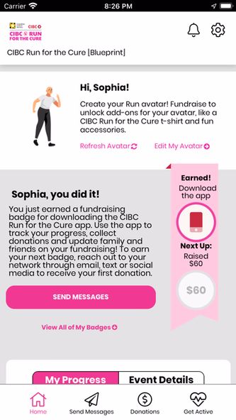 CIBC Run for the Cure Screenshot 2 - AppWisp.com CIBC Run for the Cure Screenshot 2 - AppWisp.com