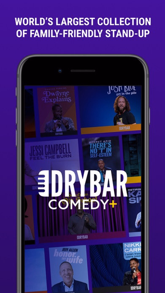 Dry Bar Comedy+ Screenshot 1 - AppWisp.com Dry Bar Comedy+ Screenshot 1 - AppWisp.com