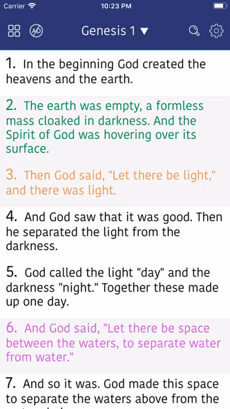 Biblia Dios Habla Hoy DHH Screenshot 1 - AppWisp.com Biblia Dios Habla Hoy DHH Screenshot 1 - AppWisp.com