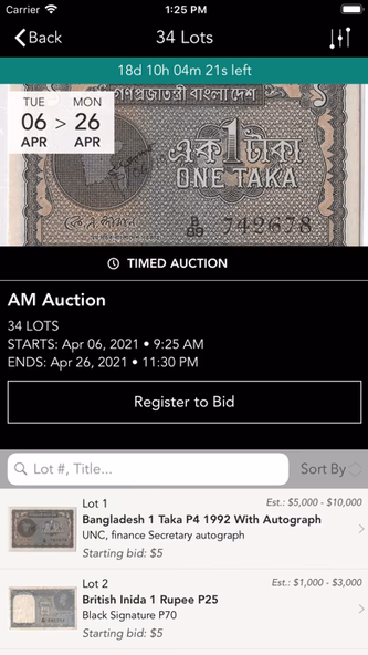 BanglaNumis Auction Screenshot 2 - AppWisp.com BanglaNumis Auction Screenshot 2 - AppWisp.com