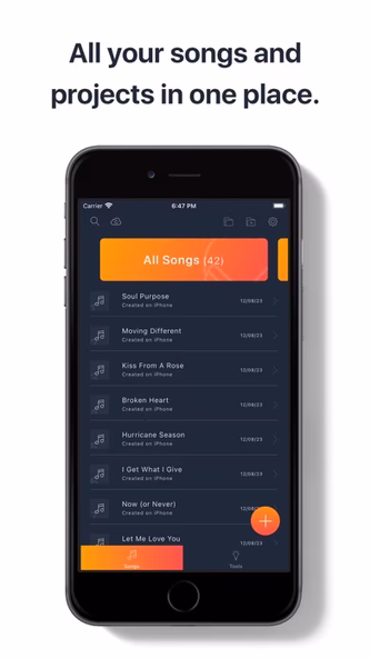 Songwriter Pro: Lyric Studio Screenshot 2 - AppWisp.com Songwriter Pro: Lyric Studio Screenshot 2 - AppWisp.com