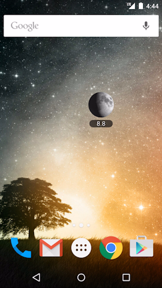 Simple Moon Phase Widget Screenshot 1 - AppWisp.com Simple Moon Phase Widget Screenshot 1 - AppWisp.com