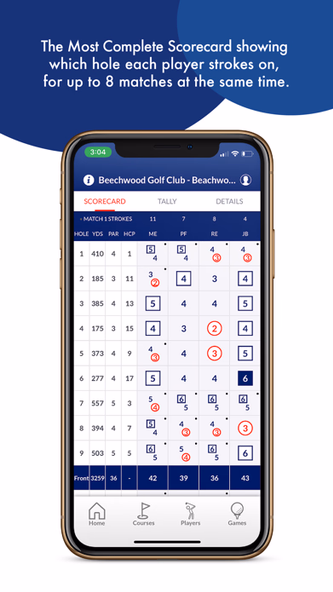 Golf Bettor Screenshot 2 - AppWisp.com Golf Bettor Screenshot 2 - AppWisp.com