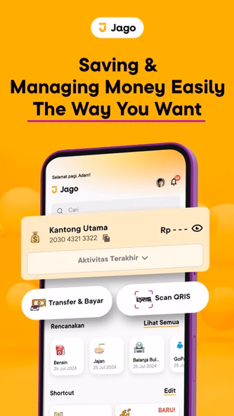 Bank Jago/Jago Syariah Screenshot 1 - AppWisp.com Bank Jago/Jago Syariah Screenshot 1 - AppWisp.com