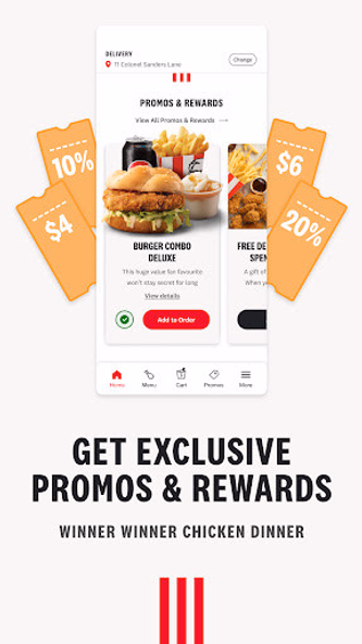 KFC - Order On The Go Screenshot 1 - AppWisp.com KFC - Order On The Go Screenshot 1 - AppWisp.com