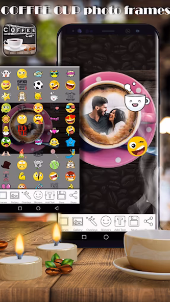 Coffee Cup Photo Frames Screenshot 2 - AppWisp.com Coffee Cup Photo Frames Screenshot 2 - AppWisp.com