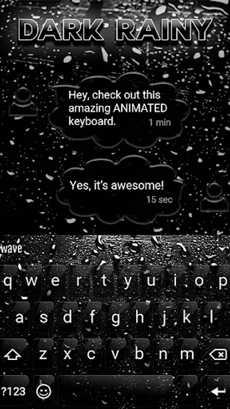 Dark Rainy Keyboard Wallpaper Screenshot 3 - AppWisp.com Dark Rainy Keyboard Wallpaper Screenshot 3 - AppWisp.com