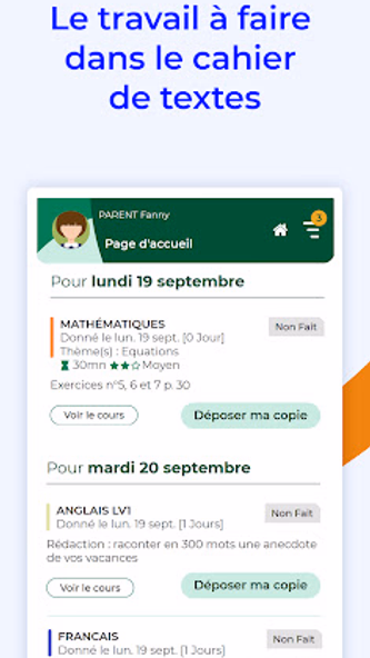 PRONOTE Screenshot 2 - AppWisp.com PRONOTE Screenshot 2 - AppWisp.com