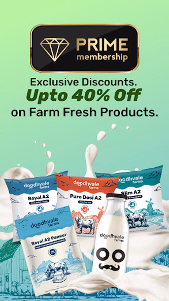 Doodhvale Farms: Milk Delivery Screenshot 1 - AppWisp.com