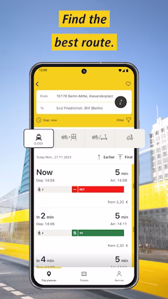 BVG Fahrinfo: Route planner Screenshot 2 - AppWisp.com BVG Fahrinfo: Route planner Screenshot 2 - AppWisp.com