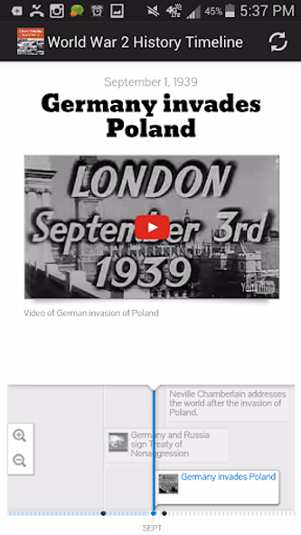 World War 2 History Timeline Screenshot 2 - AppWisp.com World War 2 History Timeline Screenshot 2 - AppWisp.com