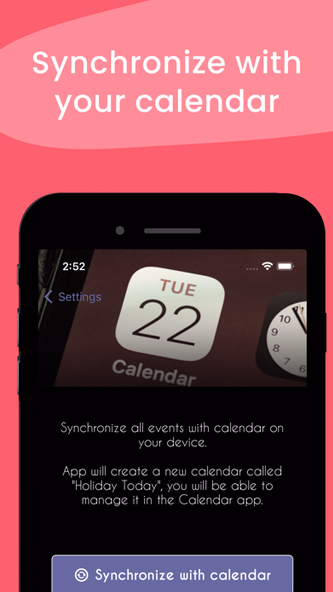 Holiday Today Calendar Screenshot 3 - AppWisp.com Holiday Today Calendar Screenshot 3 - AppWisp.com
