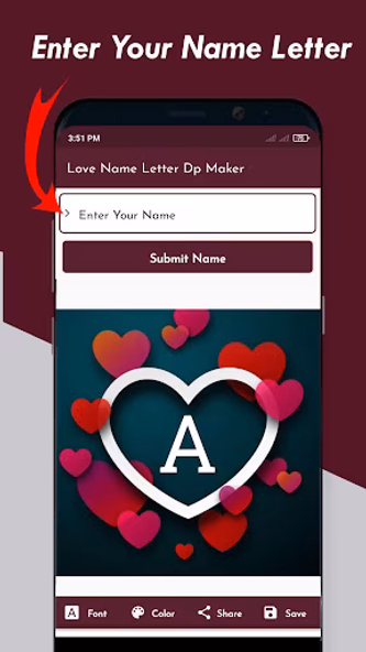 Love Name Letter DP Maker 2024 Screenshot 4 - AppWisp.com Love Name Letter DP Maker 2024 Screenshot 4 - AppWisp.com