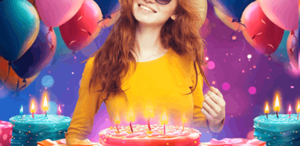 Birthday Photo Frame Maker App Header - AppWisp.com Birthday Photo Frame Maker App Header - AppWisp.com