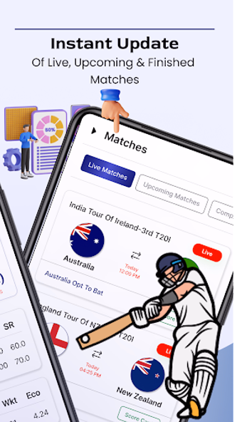 Cricket Live Score - WC 2k23 Screenshot 2 - AppWisp.com Cricket Live Score - WC 2k23 Screenshot 2 - AppWisp.com
