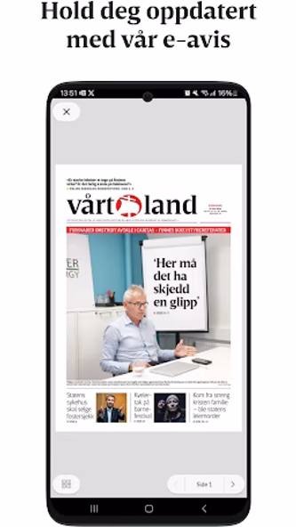 Vårt Land e-avis Screenshot 1 - AppWisp.com Vårt Land e-avis Screenshot 1 - AppWisp.com