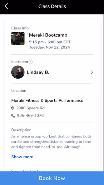 Meraki Fitness Screenshot 3 - AppWisp.com Meraki Fitness Screenshot 3 - AppWisp.com