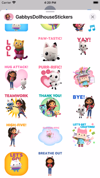 Gabby's Dollhouse Stickers Screenshot 4 - AppWisp.com Gabby's Dollhouse Stickers Screenshot 4 - AppWisp.com