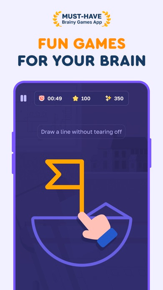 Brainy Train: Clever Brain Pal Screenshot 1 - AppWisp.com Brainy Train: Clever Brain Pal Screenshot 1 - AppWisp.com