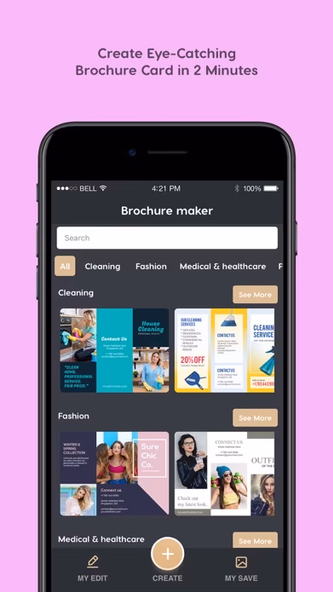 Brochure Maker Screenshot 1 - AppWisp.com Brochure Maker Screenshot 1 - AppWisp.com