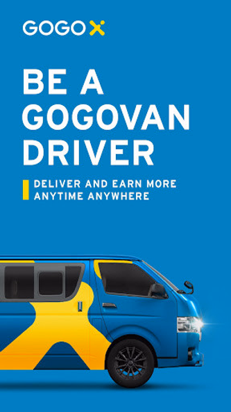 GoGoX Partner (GOGOVAN Driver) Screenshot 1 - AppWisp.com GoGoX Partner (GOGOVAN Driver) Screenshot 1 - AppWisp.com