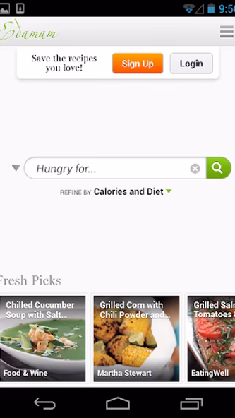Recipes & Nutrition Screenshot 1 - AppWisp.com Recipes & Nutrition Screenshot 1 - AppWisp.com