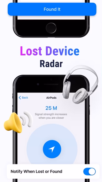 AirFind- Find My Lost Device Screenshot 2 - AppWisp.com AirFind- Find My Lost Device Screenshot 2 - AppWisp.com