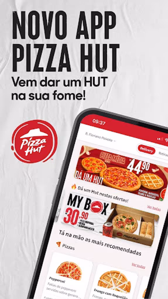 Pizza Hut Brasil Screenshot 1 - AppWisp.com Pizza Hut Brasil Screenshot 1 - AppWisp.com