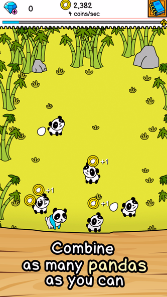 Panda Evolution Merge Screenshot 1 - AppWisp.com Panda Evolution Merge Screenshot 1 - AppWisp.com