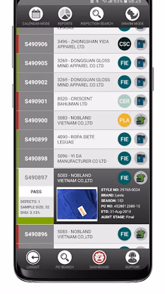 Levi's Auditor by Triple Tree Screenshot 2 - AppWisp.com Levi's Auditor by Triple Tree Screenshot 2 - AppWisp.com