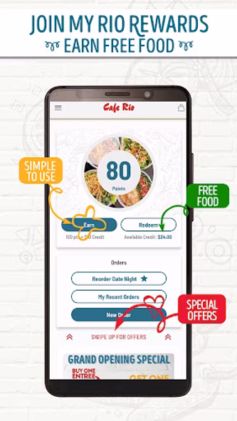 Cafe Rio Screenshot 1 - AppWisp.com Cafe Rio Screenshot 1 - AppWisp.com