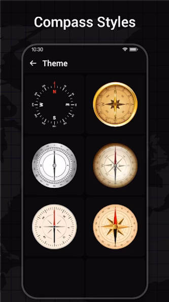 Compass App: Direction Compass Screenshot 2 - AppWisp.com Compass App: Direction Compass Screenshot 2 - AppWisp.com