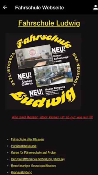 Fahrschule-Ludwig Screenshot 2 - AppWisp.com Fahrschule-Ludwig Screenshot 2 - AppWisp.com
