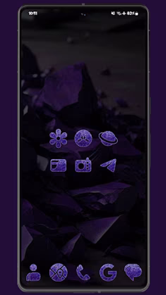 Purple Shine Rocks Icon Pack Screenshot 4 - AppWisp.com Purple Shine Rocks Icon Pack Screenshot 4 - AppWisp.com
