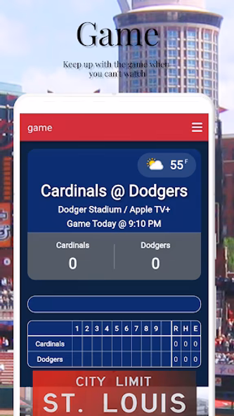 St. Louis Baseball Screenshot 2 - AppWisp.com St. Louis Baseball Screenshot 2 - AppWisp.com