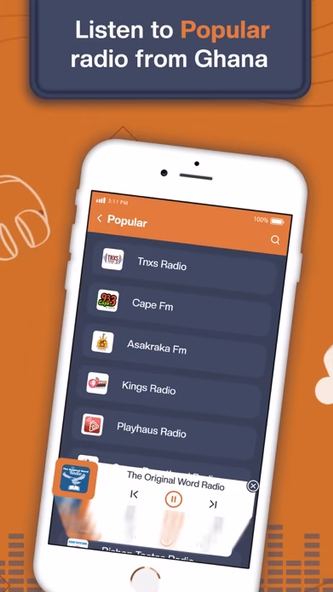 Ghana Radio Station Screenshot 2 - AppWisp.com Ghana Radio Station Screenshot 2 - AppWisp.com