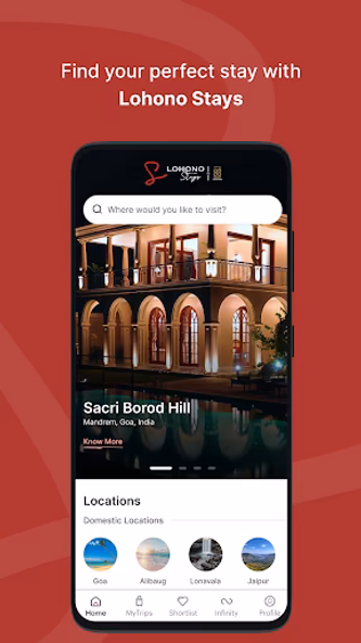 Lohono Stays: Luxury Villas Screenshot 1 - AppWisp.com Lohono Stays: Luxury Villas Screenshot 1 - AppWisp.com