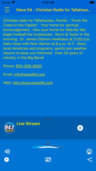 Wave 94 Screenshot 3 - AppWisp.com Wave 94 Screenshot 3 - AppWisp.com