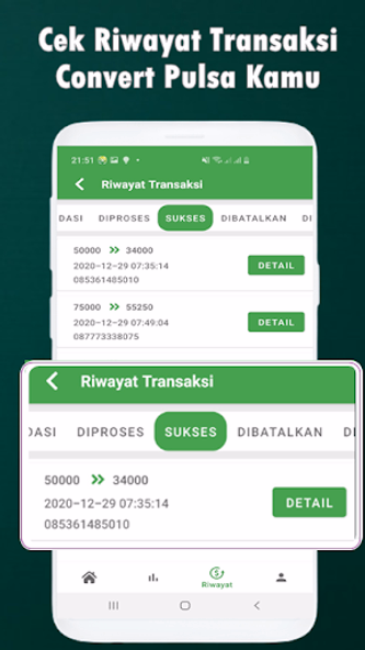 ZonaConvert - Tukar Pulsa Uang Screenshot 4 - AppWisp.com ZonaConvert - Tukar Pulsa Uang Screenshot 4 - AppWisp.com