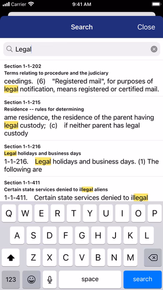 Montana Code Annotated Screenshot 4 - AppWisp.com Montana Code Annotated Screenshot 4 - AppWisp.com