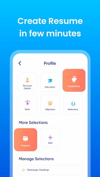 Resume Builder - CV Maker PDF Screenshot 2 - AppWisp.com