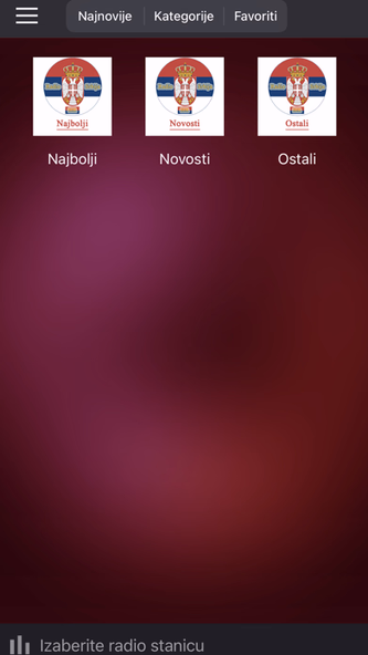 Srpske Radio - Српске радио Screenshot 2 - AppWisp.com Srpske Radio - Српске радио Screenshot 2 - AppWisp.com