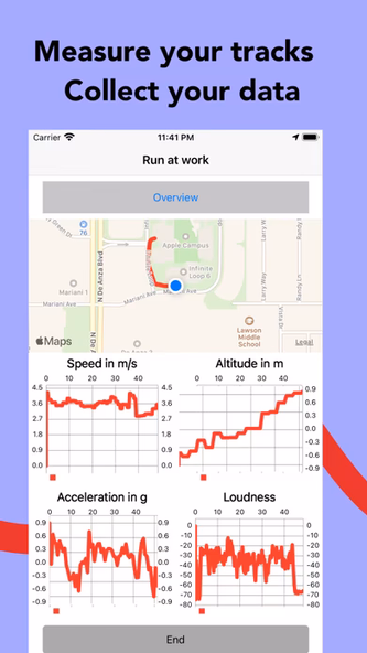 Tracks: Measure your routes Screenshot 1 - AppWisp.com Tracks: Measure your routes Screenshot 1 - AppWisp.com