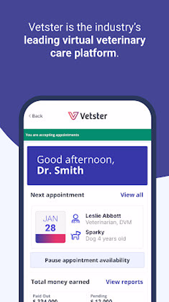 Vetster for Vets Screenshot 2 - AppWisp.com Vetster for Vets Screenshot 2 - AppWisp.com