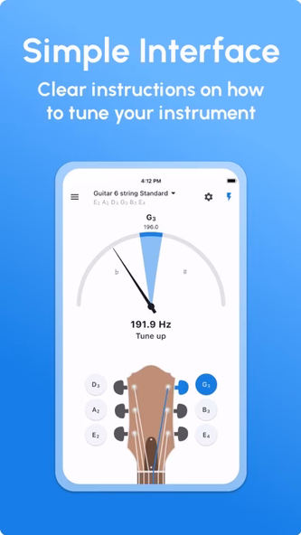 Guitar Tuner - LikeTones Screenshot 2 - AppWisp.com Guitar Tuner - LikeTones Screenshot 2 - AppWisp.com