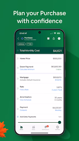 Canadian Mortgage App Screenshot 4 - AppWisp.com Canadian Mortgage App Screenshot 4 - AppWisp.com