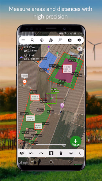 Measure Map Pro Screenshot 1 - AppWisp.com Measure Map Pro Screenshot 1 - AppWisp.com